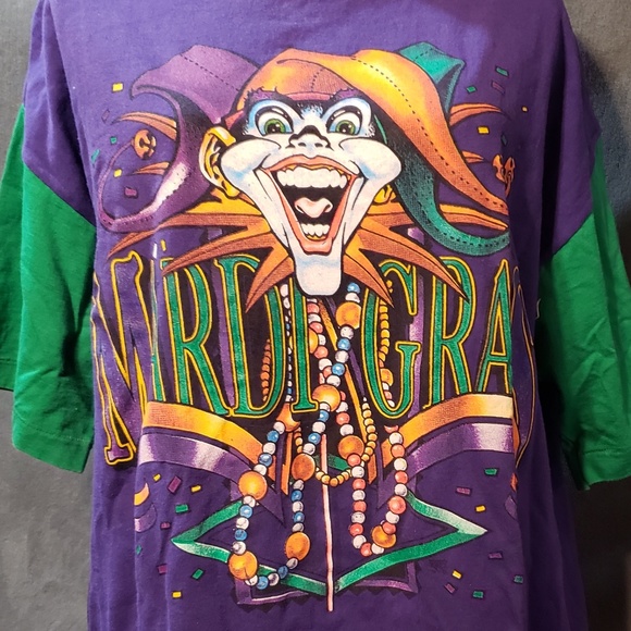 VTG Mardi Gras New Orleans single stitch t-shirt - Picture 1 of 7